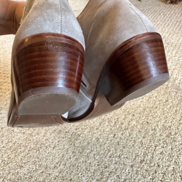 Sam Edelman Suede Ankle Bootie Petty Gray Size 10 W - Picture 8 of 10